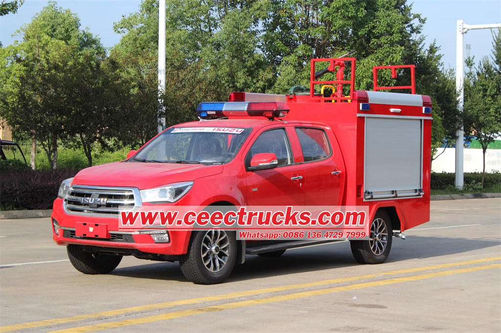 Qu'est-ce qu'un petit camion de lutte contre les incendies Isuzu?