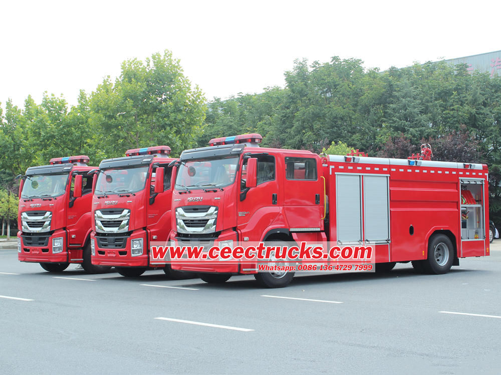 Comment produire le meilleur camion de lutte contre les incendies Isuzu?