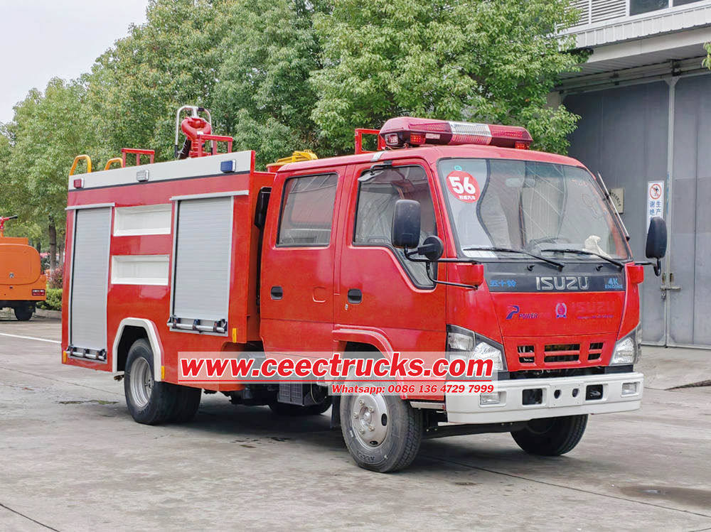 Quel est le matériau pour Isuzu Fire Rescue Truck？