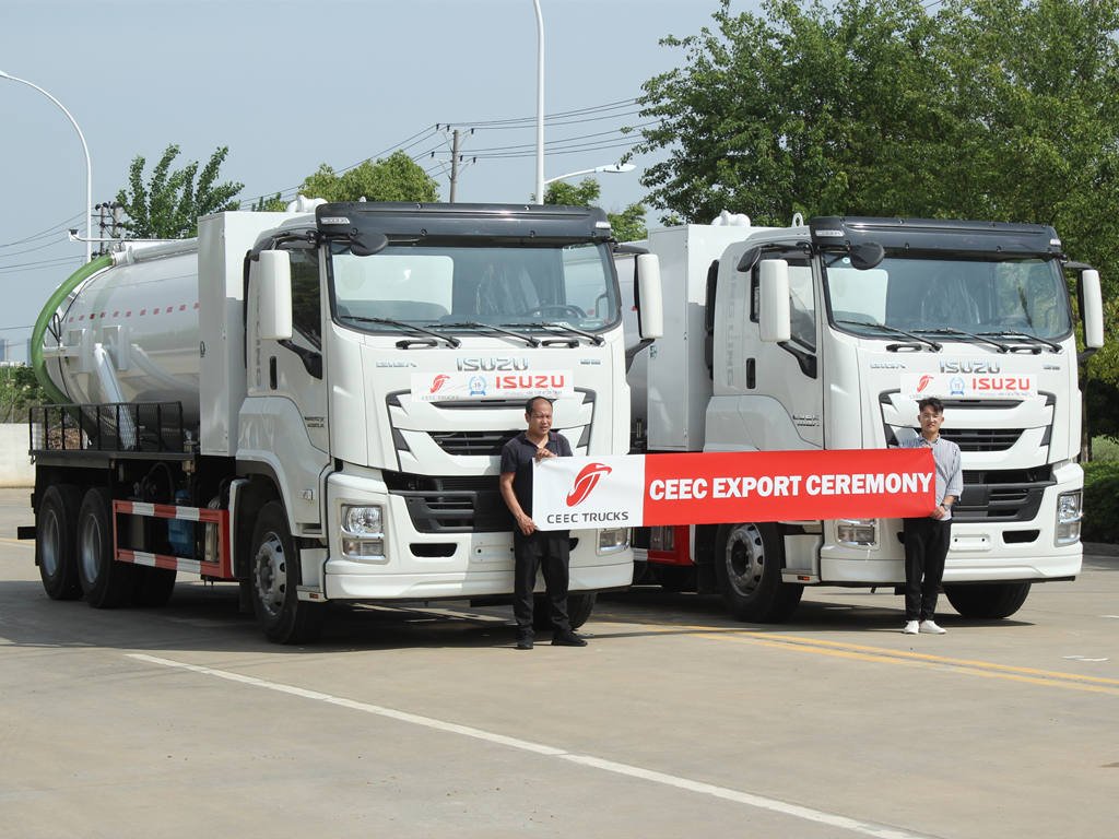 Quelles sont les marques de pompe à vide couramment utilisées pour les camions d'aspiration à vide Isuzu?