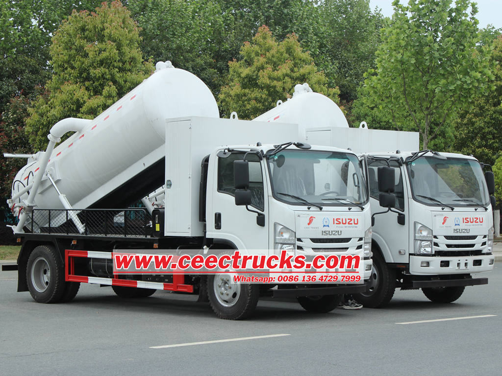 Fauts communs et méthodes de dépannage pour la pompe à vide du camion à vide Isuzu