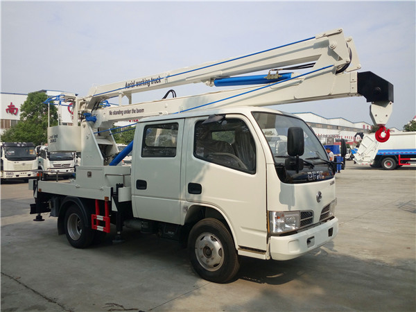2016 modèle isuzu double cabine travail aérien camion export phillippine