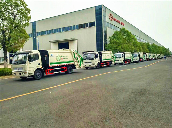 ceec 6 cbm garbage compactor truck pour le projet du gouvernement chinois shanxi
