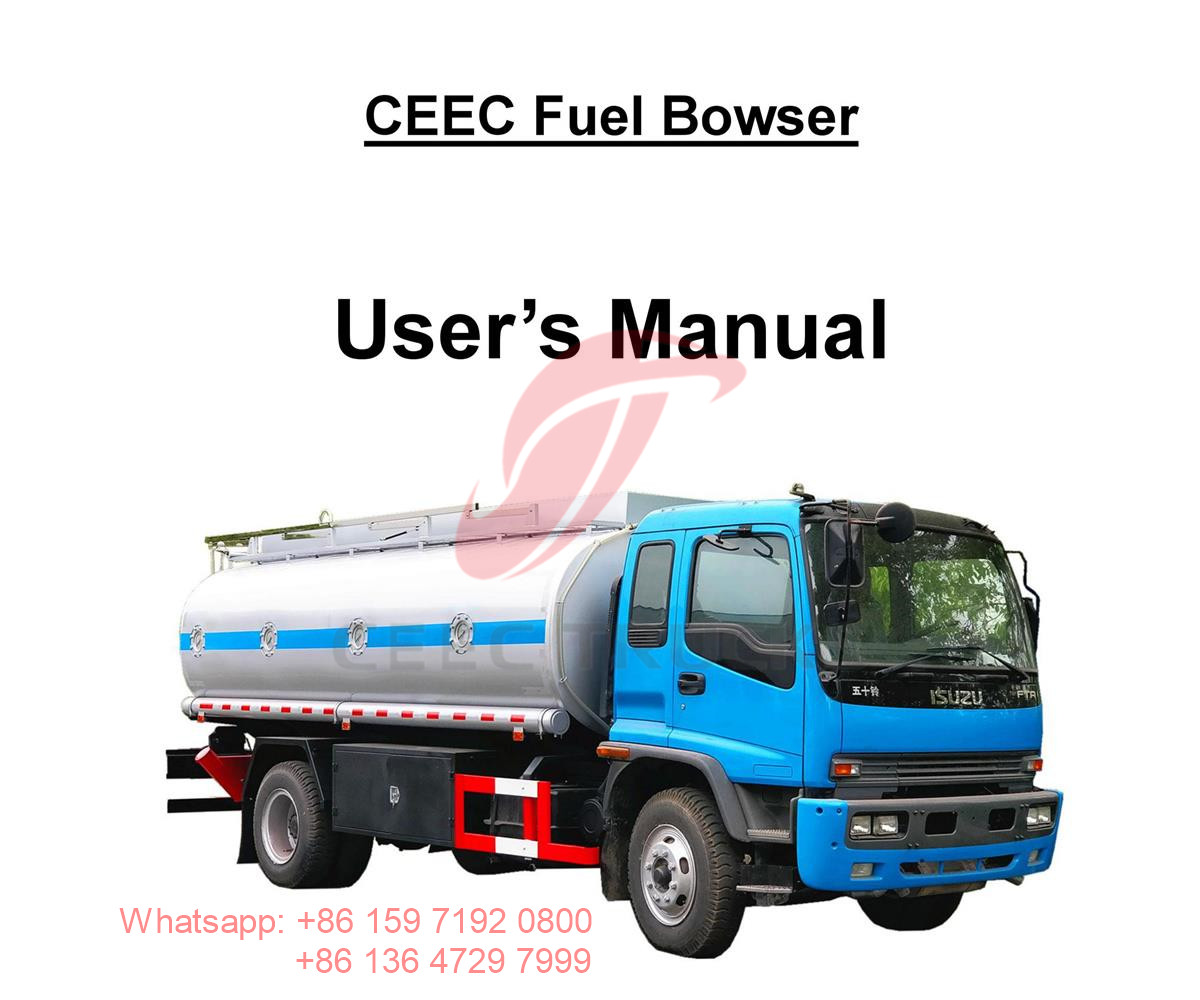 myanmar - isuzu 16000liters fuel bowser manuel