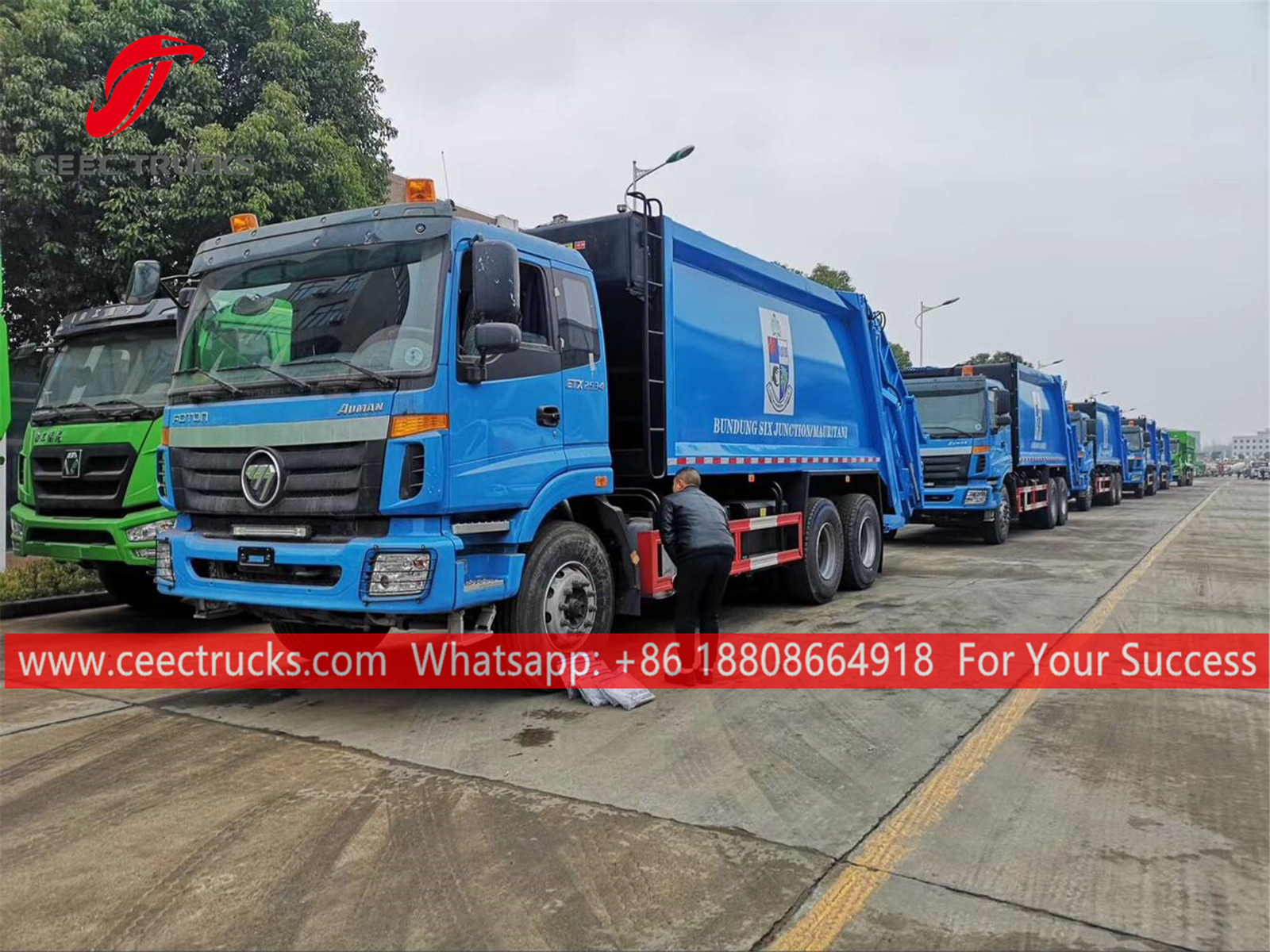 gambia - 18 unités de camions à ordures pour l'exportation