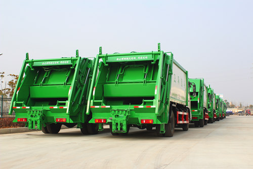 37 camions à ordures pour un projet gouvernemental en Chine