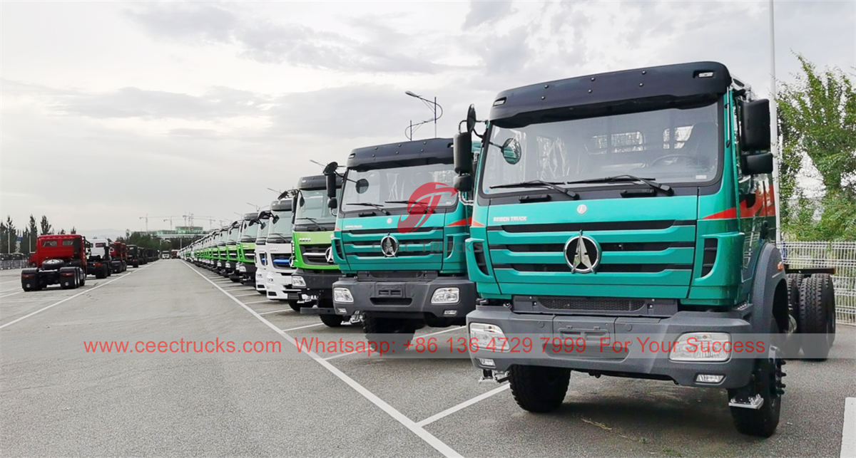 Tanzanie - 8 unités de châssis de camion Beiben ont été livrées par CEEC TRUCKS