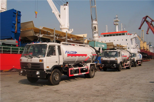 dongfeng 10cbm aspiration sous vide camion exportation ghana