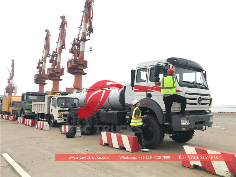 
     Tanzanie - 5 unités de châssis de camion de fret beiben 2642 sont exportées 
    