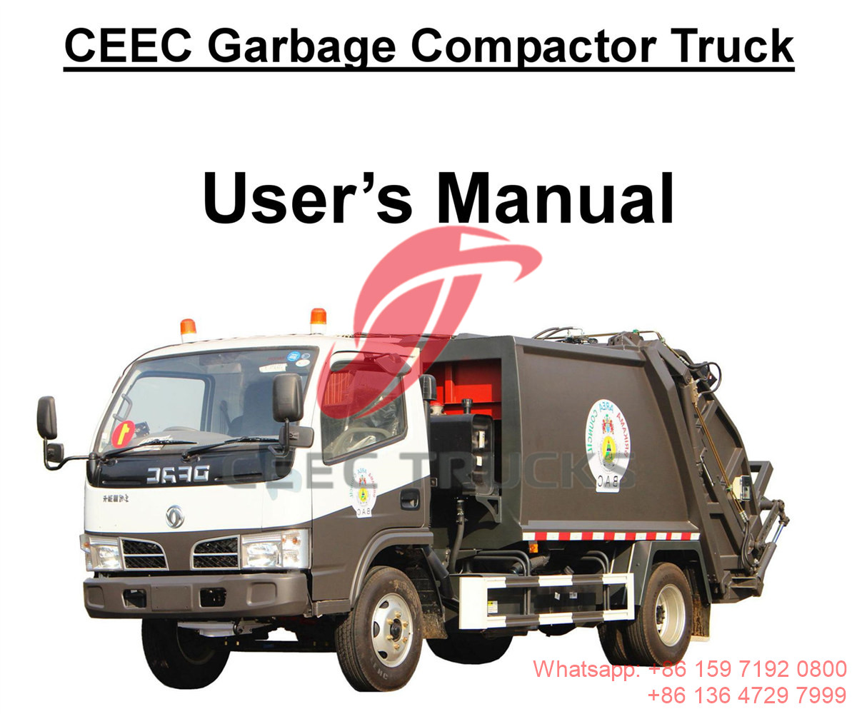 gambie - dongfeng 5cbm refuser compacteur camion manuel