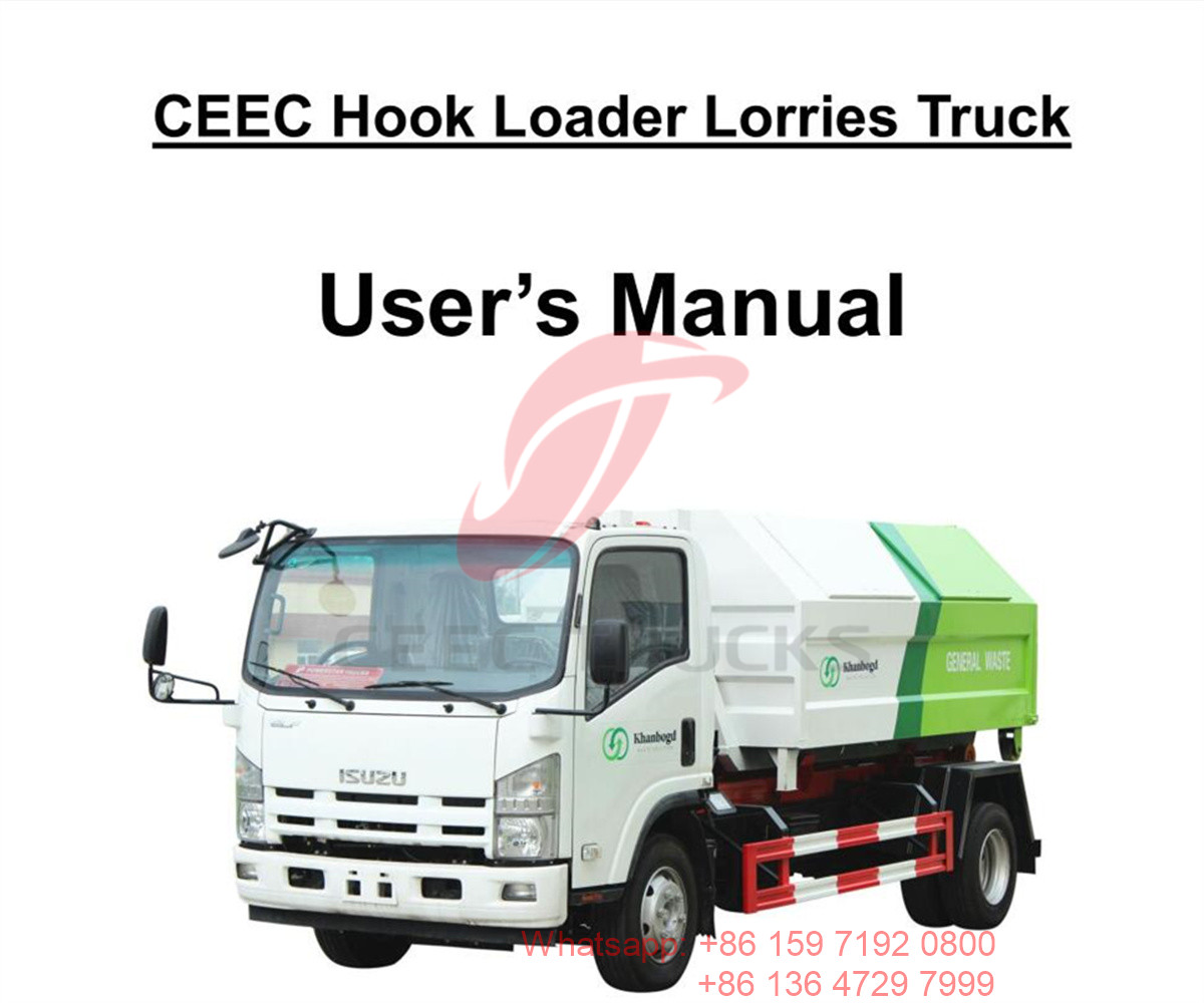 mongolie - isuzu 8cbm hook loader lorries truck manual