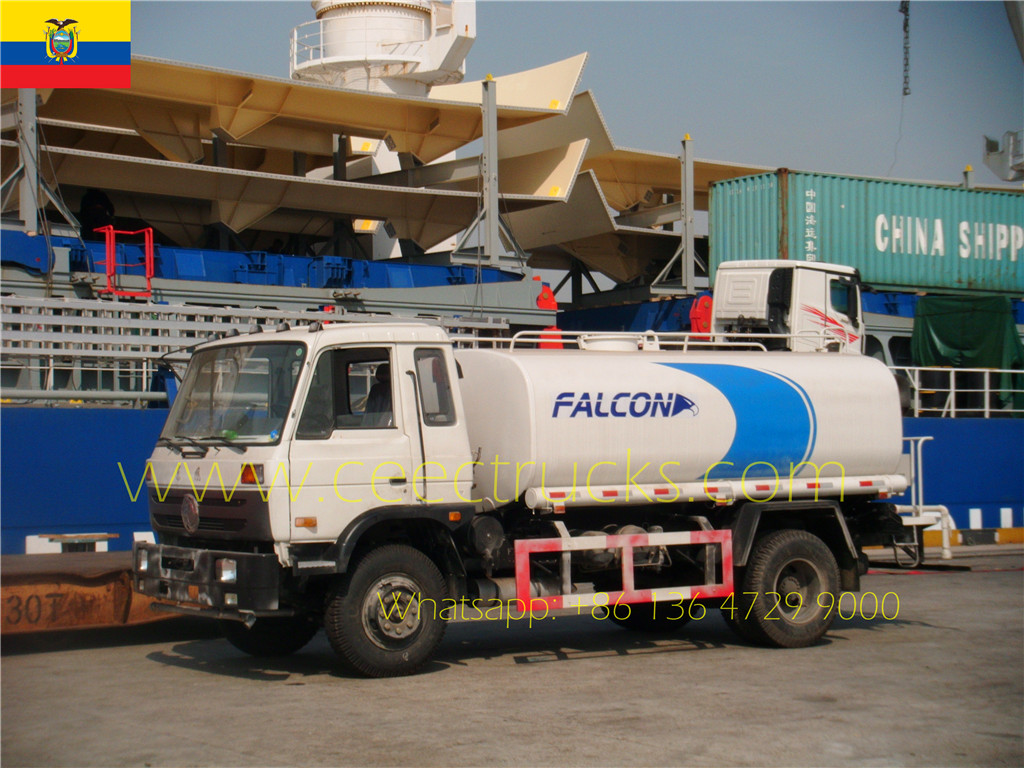 Equateur exportation 10000 litres camion citerne