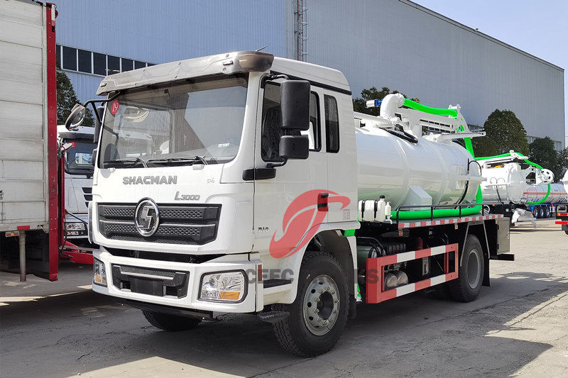 10 unités tout nouveau camion de jet d'égout Shacman L3000 4x2