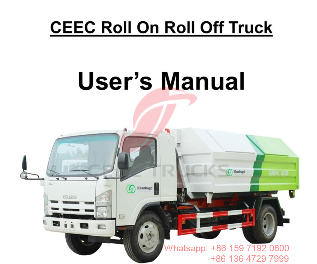 Mongolie - Manuel du camion roll on roll off isuzu 12cbm