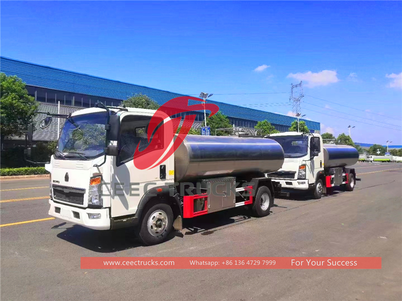 
     Nigeria- 2 camions-citernes de carburant howo sont exportés 
    